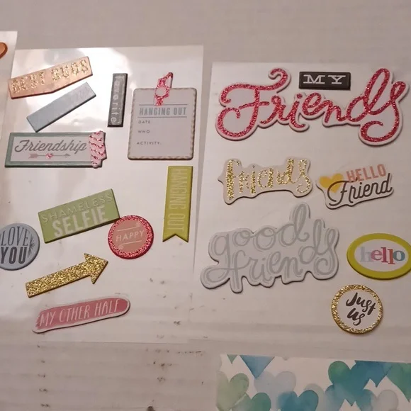 4/$60 Colorful Scrapbook Sticker Set - Incomplete - Picture 11 of 12